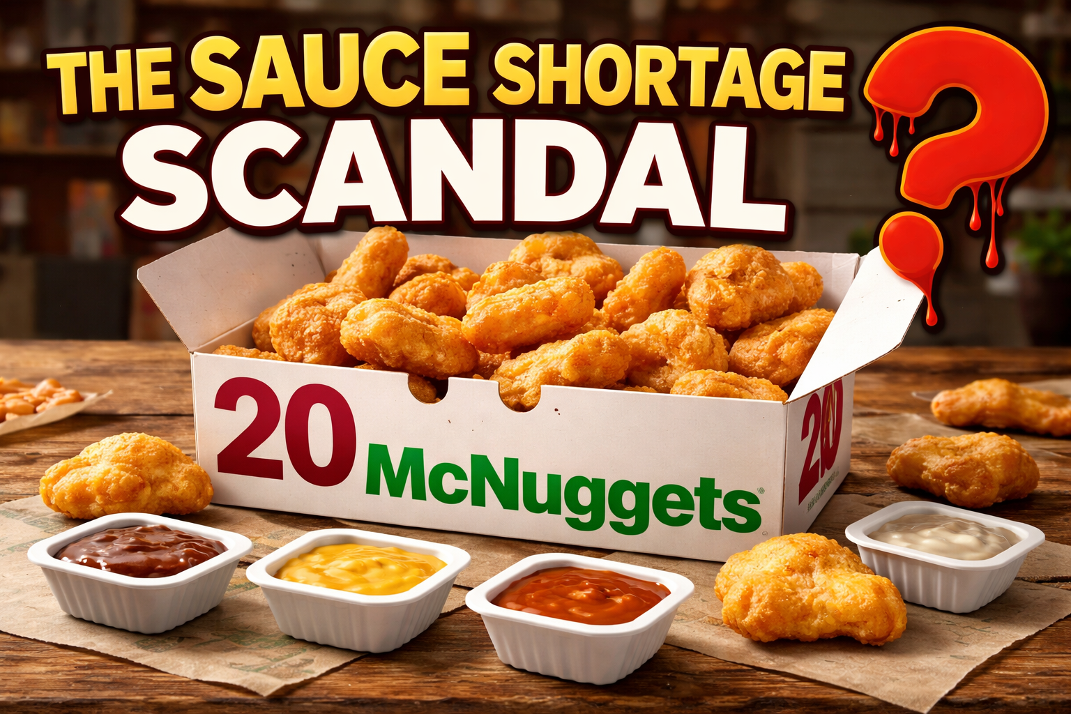 McDonald's McNugget Sauce Ratio is a Mathematical Crime