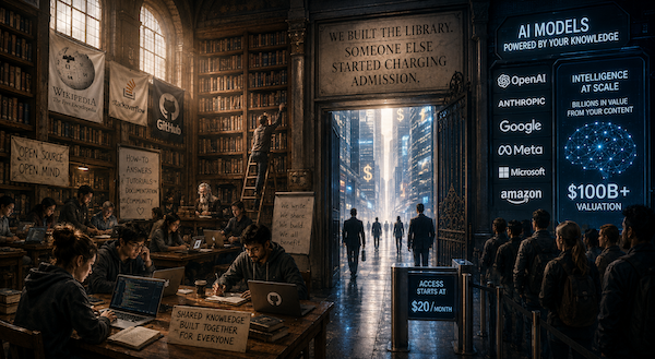 We Built the Library. Someone Else Started Charging Admission.