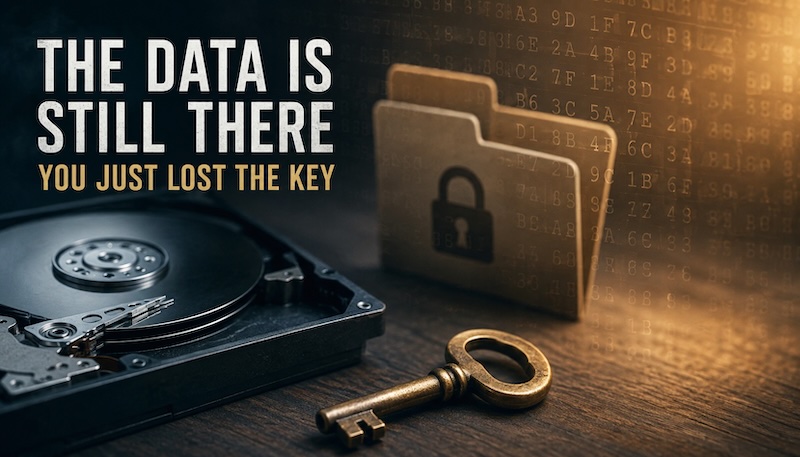 The Data Is Still There. You Just Lost the Key.